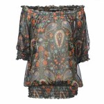 Paisley Printed Top