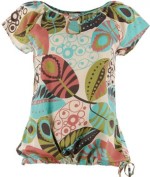Geo Print Blouse